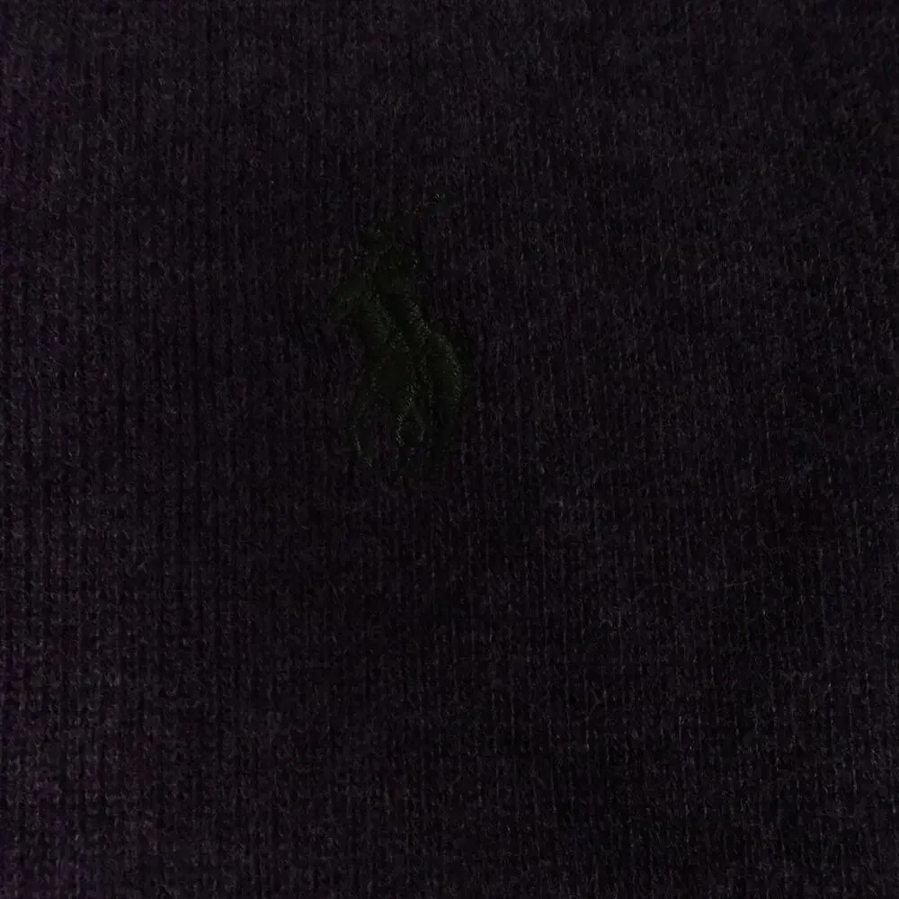 Ralph Lauren Vintage Cotton Purple 1/4 Pullover Sweater Men's Medium